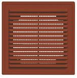 Решетка вент. вытяжная 210*210 с рамкой цв.коричневая,серия ВР 54953