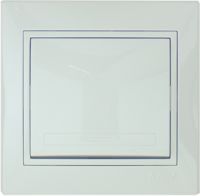 Выключатель 1-кл. СП Мира бел/бел. Lezard 30854