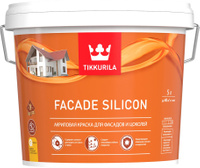Краска " FACADE SILICON"  База С 2,7 л акриловая для фасадов и цоколей "Тиккурила" 63546