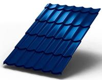 Металлочерепица МП Ламонтерра NormanMP (ПЭ-01-5005 Синий насыщенный-0,5) 60511