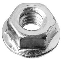 Гайка ЗУБР МАСТЕР DIN6923 с фланцем класс прочности 8 оцинкованная М8 50912