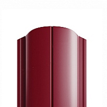 Штакетник металллический МП ELLIPSE-О 19x126 (ПЭ-01-3005/3005 Красное вино 0,45) 58939