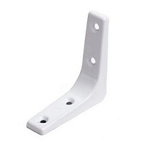Кронштейн стальной, малый 30х30 белый WSМ 30 44565