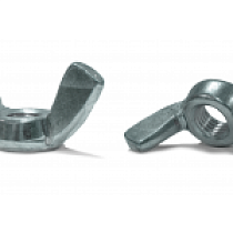 Гайка 'Барашек' усиленная, М5, оцинкованная 02985