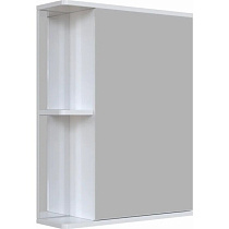 Зеркальный шкаф 60 универсальный, с полками, белый, SanStar 72746