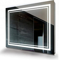 Зеркало LED-2 Неон 600*800 сенсор на зеркале (двойная подсветка) 55310