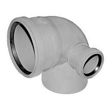 Отвод универсальный D=110/50х87,5° правый ПП 50685