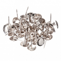 Гвозди декороративные d=11мм,L=14мм орнамент хром 66108