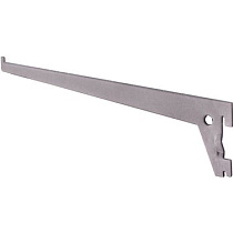 Кронштейн для стойки одинарный WSS 250 мм белый 13865