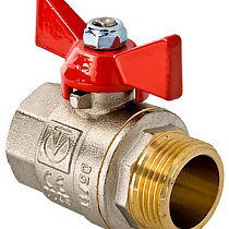 Кран шаровый VT BASE 1/2" г/ш бабочка 03270