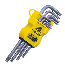 Ключи шестигранные  "TORX" набор 8 шт.1,5-10 мм (1/36) "КЕДР" 037-2322 43352