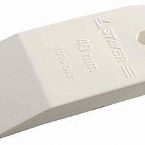 Шпатель ЗУБР "МАСТЕР" резиновый, белый, 100мм 25742