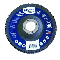 Круг лепестковый торцевой Cutop profi 125х22.2 Р60 49559
