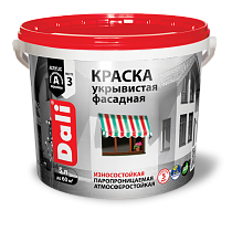 Краска 'DALI' укрывистая, фасадная матовая, 5 л 14495