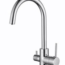 Смеситель KAISER Merkur кухня бок под фильтр R-излив Ф35 Chrome 70078