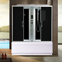 Душевая кабина River SENA 170/70/50 ТН 170*70*217см, высокий поддон,тонированные стекла, с гидромассажем 57650