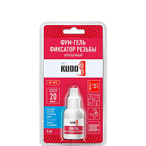 Фум-гель (фиксатор резьбы) неразьемный 6 г (24) "KUDO" 70085