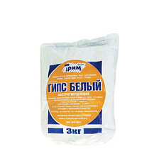 Гипс белый 3кг ОБЕРН 28619
