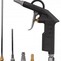 Пистолет обдувочный с набором насадок быстросъемное соединение ФИТ 40222