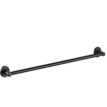 Полотенцедержатель одинарный черный HB8701 66573