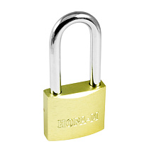 Замок навесной ЗН-810ДД длинная дужка 75мм 3 ключа НОРА-М 66702