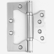 Петля накладная Avers 100*75*2,5-В2-NIS никель матовый (без врезки) 47591