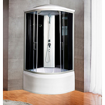 Душевая кабина River DESNA 90/46 ТН 90*90*210см высокий поддон, тонированное стекло 56775