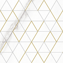 Камелот Такт Декор белый OS\B154\60125 20х60 глянцевый