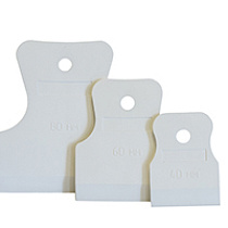 Шпатели резиновые белые набор 3 шт (40-60-80 мм) "КЕДР" 139-0004 58191