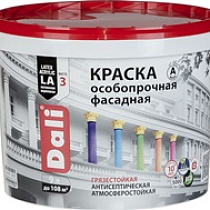 Краска "DALI" фасадная особопрочная база А 2,5 л 64980