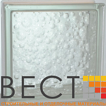 Стеклоблок "Савона" бесцветный 19*19*8 см. Glass Block Clear 1919/8 Savona 67551
