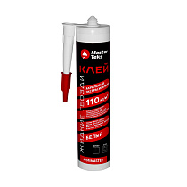 Клей "PROFIMASTER" акриловый экстрасильный 430г белый (110кг/м2) "MASTERTEKS" 72502