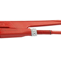 Ключ трубный рычажный ЗУБР, №3, 2" прямые губки, цельнокованый 32664