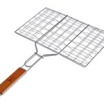 Решетка-гриль Усиленная "Feona" 26*32*6,5 cм регулир. глубина, с антиприг.покр. 140-0005 58623