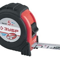 Рулетка ЗУБР "МАСТЕР" обрезин.корпус, 5мх25мм 30848