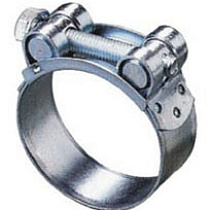 Хомут металлический, силовой 52-55мм, ширина 22мм, шарнирный 54002