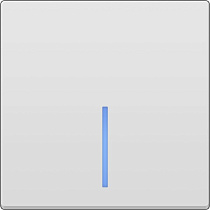 Выключатель одноклавишный с подсветкой (белый) W1110101 WERKEL 42331