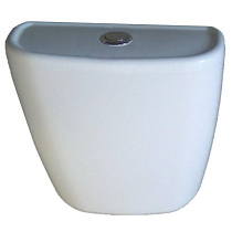 Бачок пластиковый низк. расп. с арм. Белый, хром кнопка (Киров) 67061