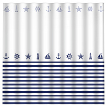 ШТОРА ДЛЯ ВАННОЙ 180*180 СМ (ПОЛИЭСТЕР) (1/12/36) "РЫЖИЙ КОТ"  SC-PE-38 73035