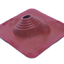 Проходка кровельная угловая №1 d 75х200 цв.красный 07865