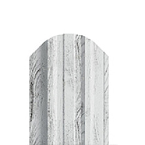 Штакетник металллический МП TRAPEZE-O 16.5х118 (ECOSTEEL_MA-01-Белый Дуб 0,5) 56565