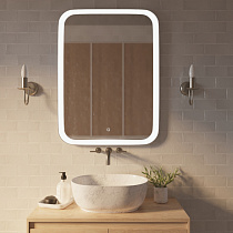 Зеркало MIXLINE "Стив" 685*915 (ШВ) сенсорный выключатель, светодиодная подсветка 72543