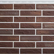Фасадная панель Кирпич РИЖСКИЙ 01 (0,795 х 0,591 х 0,026 м) "АЛЬТА-ПРОФИЛЬ 56652