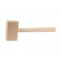 Киянка ЗУБР "МАСТЕР" деревянная прямоугольная 330 г 70х50 мм 32590