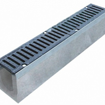 Комплект:Лоток водоотвод.усилен,с решеткой водоприемной ВЧ-50кл.Е(щелевой) 280*410 44792