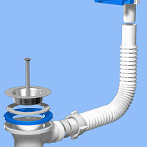 Перелив Ани для мойки 1-1/2" 03535
