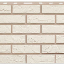 Фасадная панель Кирпич Белый (1130 х 468) "АЛЬТА-ПРОФИЛЬ 68213
