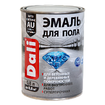 Эмаль DALI д/пола красно-коричн.0,8 л 54909
