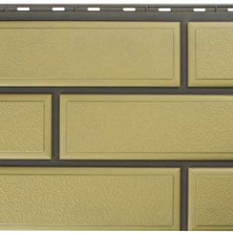 Панель Камень Венецианский ПЕСЧАНЫЙ (1,250м х 0,450м) 1уп/10шт  Альта Профиль 54581