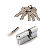 Цилиндровый механизм (Личинка) ZC-80(35/45)-CR Хром ключ/ключ Avers 67654